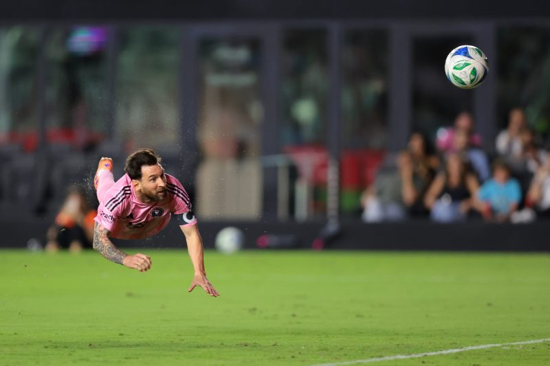 Messi strikes twice as Miami wins MLS playoffs opener Messi strikes twice as Miami wins MLS playoffs opener